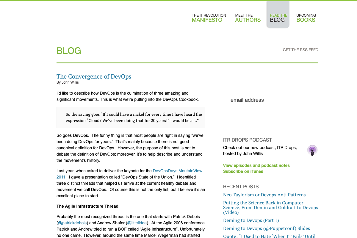 IT Revolution article