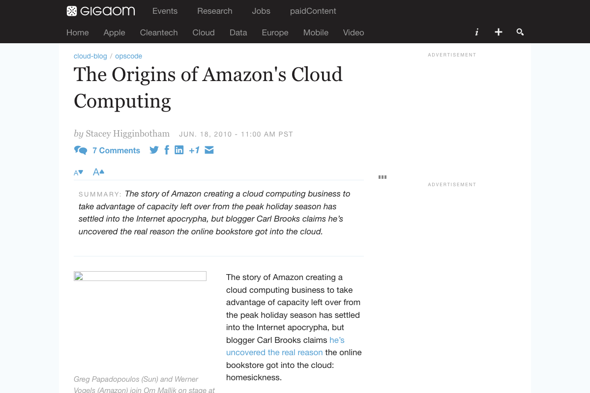 GigaOM article