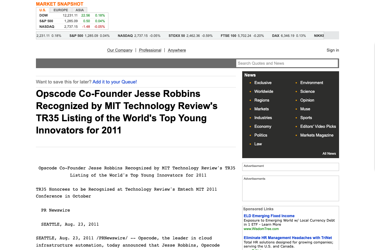 MIT Technology Review article